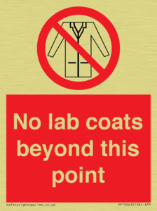 No lab coats beyond this point